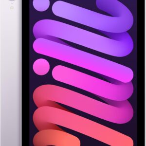 Apple iPad mini (A17 Pro): 8.3-inch Liquid Retina Display, 128GB, Wi-Fi 6E, 12MP Front/12MP Back Camera, Touch ID, All-Day Battery Life - Purple