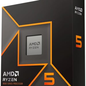 AMD Ryzen 5 9600X Processor (Integrated Graphics Radeon, 6 Cores/12 Threads, 65W TDP, Socket AM5